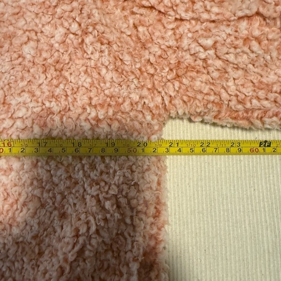 True Grit Orange Teddy Jacket Cozy Sherpa Style - Picture 4 of 7